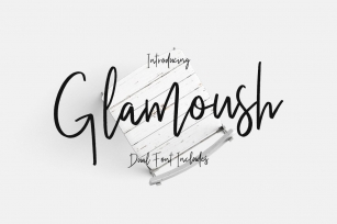 Glamoush Typeface Font Download