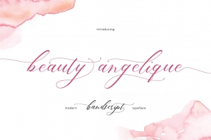 Beauty Angelique Script Font Download