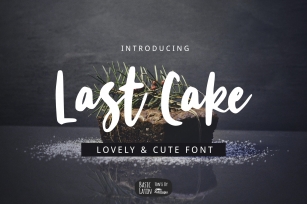 Last Cake Font Download