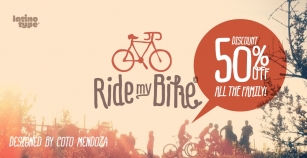 Ride My Bike Pro Family Font Download