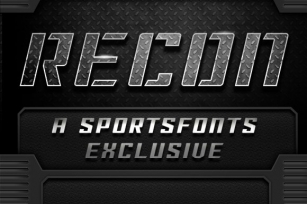 Sportsfont Recon Font Download