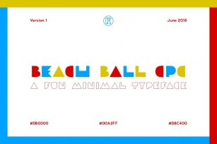 Beach Ball CPC Font Download