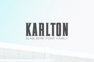 Karlton Slab Serif Family Font Download