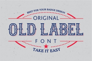 Old Label font Font Download