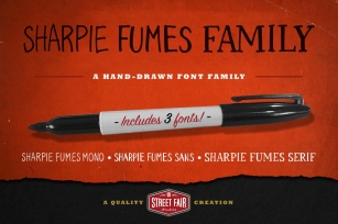 Sharpie Fumes Family Font Download