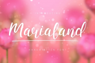 Marialand Font Download