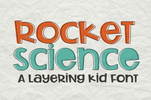 Rocket Science Layering Font Download