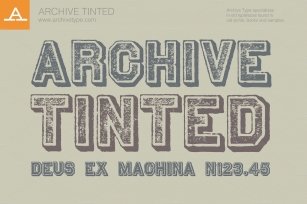 Archive Tinted Font Download