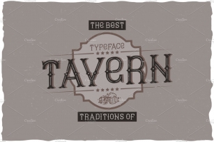 Tavern Vintage Label Typeface Font Download
