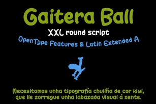 Gaitera Ball font Font Download