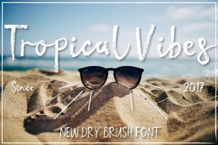 Tropical vibes Font Download