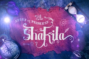 Shakila Typeface Hand Drawn Ornament Font Download