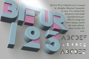 Bifur Foundation and Overlay Font Download