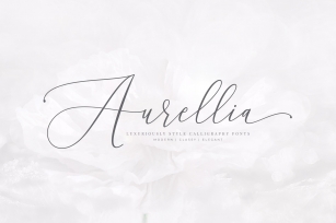 Aurellia Script Classy Font Download