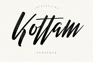 Kottam Typeface Font Download