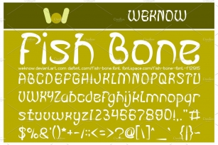 Fish Bone Creative Market Font Download