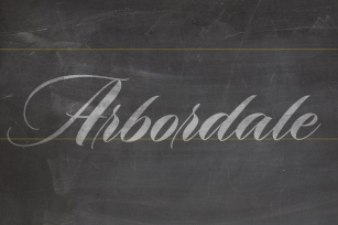 Arbordale Script Font Download