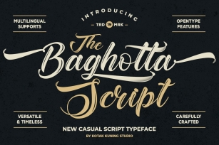 The Baghotta Script Font Download