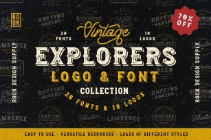 Explorers Logo  Collection Font Download