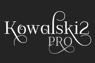 Kowalski2 Pro Font Download