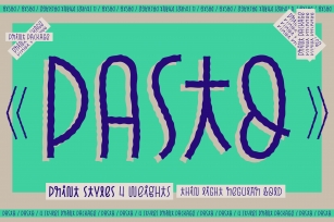 Pasto Print Package Font Download