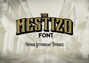 Mestizo Vintage Type Font Download