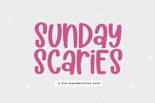 Sunday Scaries Font Download