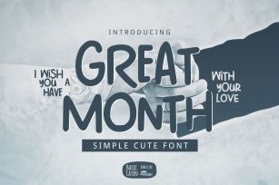 Great Month (50% OFF 2019) Font Download