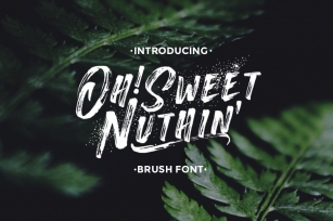 Oh!SweetNuthin' Font Download