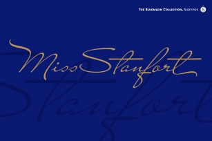 Miss Stanfort Pro Font Download