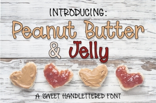 Peanut Butter  Jelly Font Download