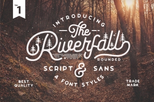 Riverfall Rounded Typeface Ver.1 Font Download