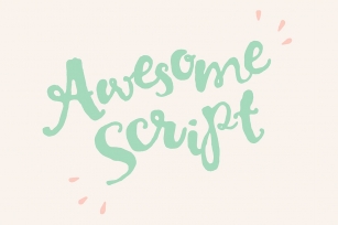 Awesome script Font Download