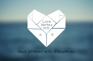 ❤ Love Notes NYC Font Download