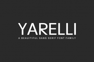 Yarelli Sans Serif Family Font Download