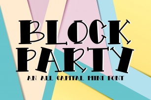 Block Party Font Download