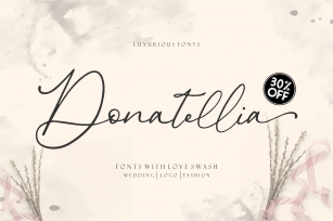 Donatellia Signature Font Download