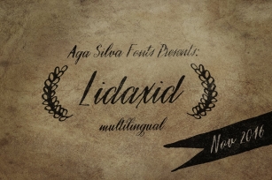 Lidaxid ttf package Font Download