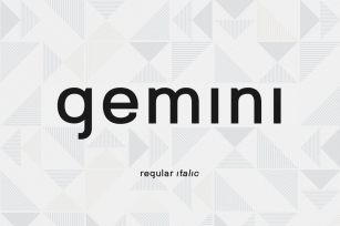 Gemini Font Download