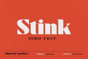 Stink / Bold Serif Font Download