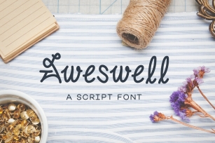 Aweswell Font Download