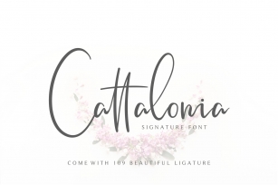 Cattalonia Signature Font Download