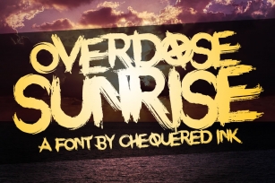 Overdose Sunrise Font Download