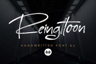 Reingttoon Handwritten Brush Font Download