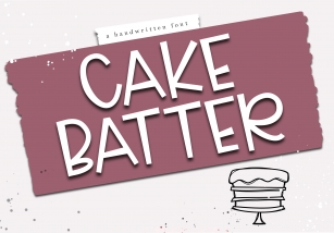 Cake Batter Font Download