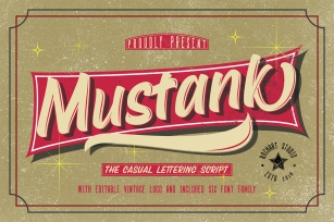 Mustank Casual Script + EXTRA Font Download