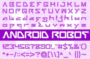 Android Robot font Font Download