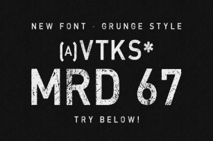 MRD 67 Vtks Font Download