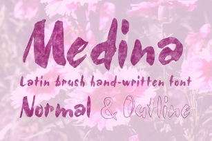 Medina Brush Font Download