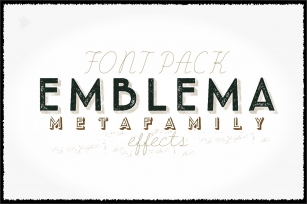 Emblema Metafamily Font Download